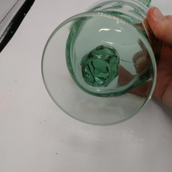 4 Vintage Fostoria Jamestown 4-1/4" Green Champagne Sherbet Goblets Glasses - Picture 2 of 6